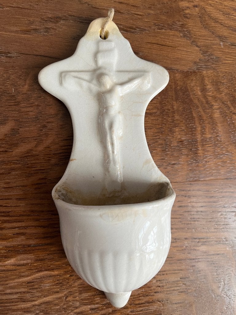 Wijwaterbakje maastricht, Antiek en Kunst, Ophalen of Verzenden