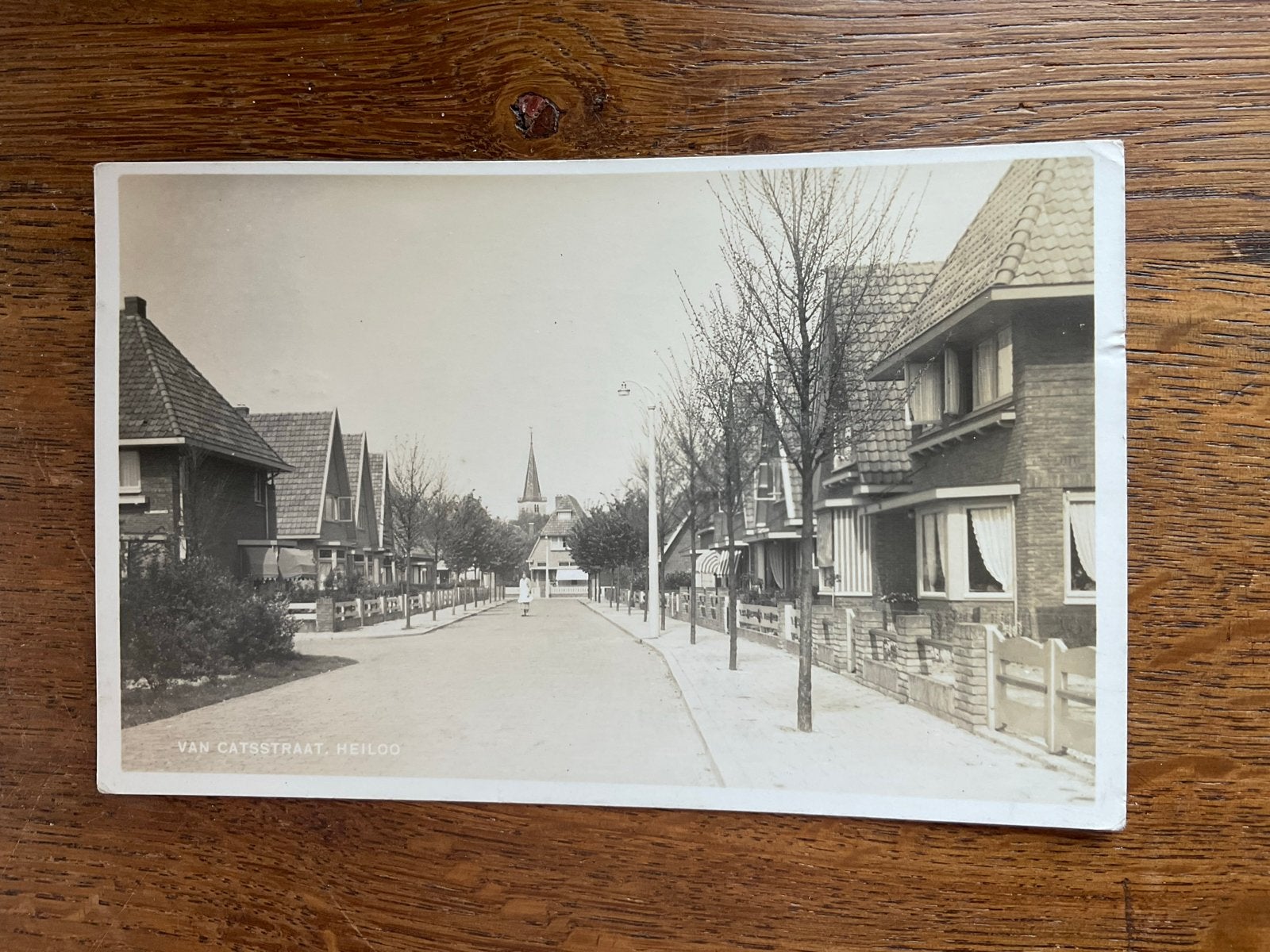 Oude ansichtkaart Van Catsstraat, Heiloo (Gelopen), Ophalen of Verzenden, Voor 1920, Gelopen, Noord-Holland