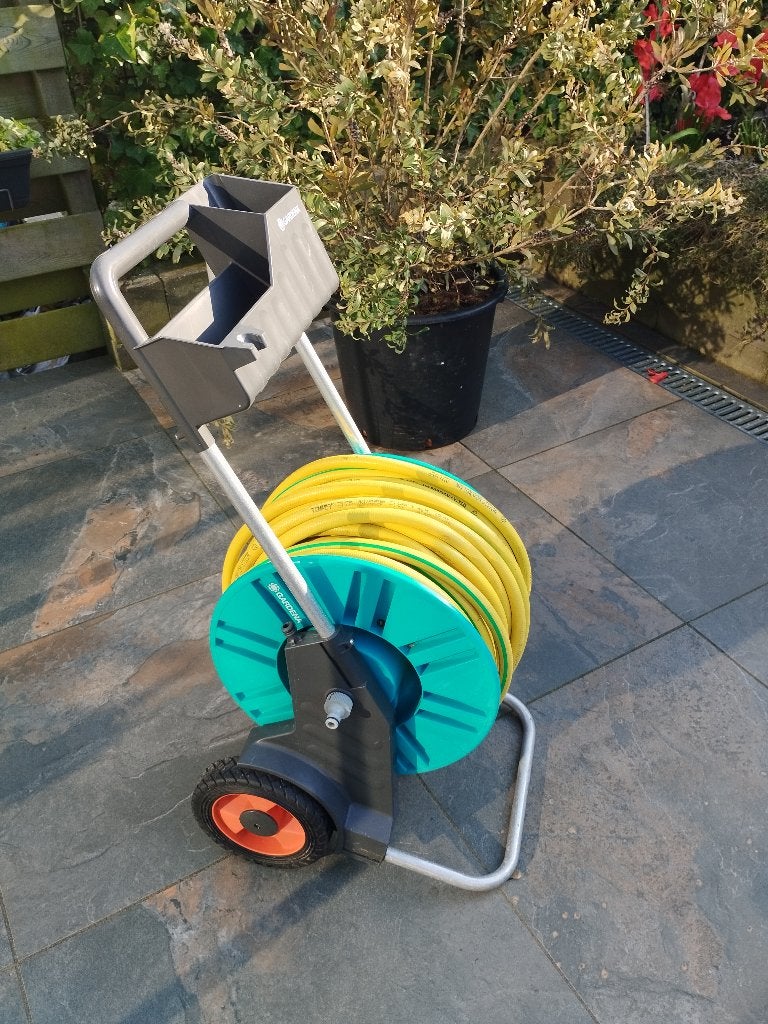 Gardena Slangenwagen, Ophalen, Zo goed als nieuw, Tuinslanghaspel