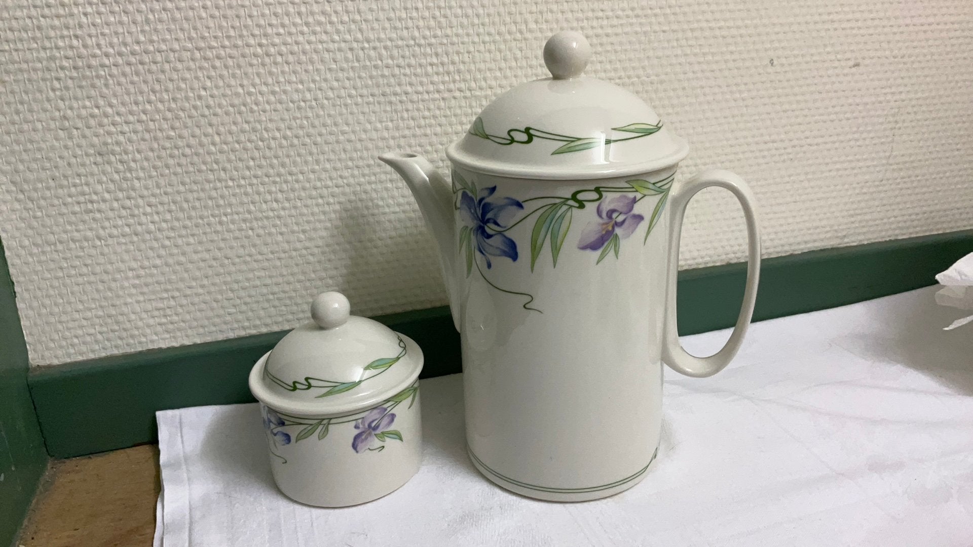 Villeroy en boch, verona, koffie pot, suikerkom, Overige typen, Ophalen of Verzenden, Zo goed als nieuw, Overige stijlen
