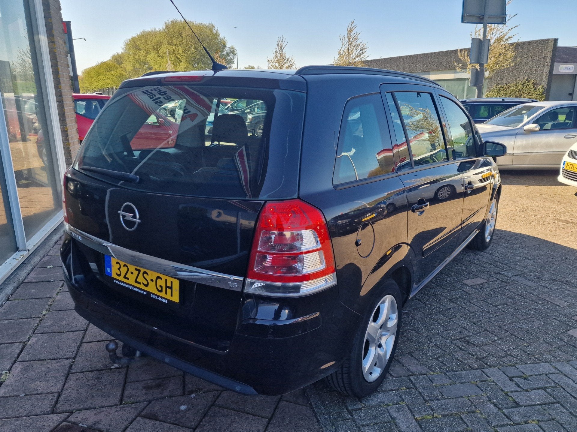 Opel Zafira 1.6 Business 7 Persoons - Airco - Carplay, Auto's, Voorwielaandrijving, Stof, Gebruikt, Zwart