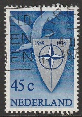 Nederland 1974 1056 Navo, Gest Utrecht, Ophalen of Verzenden, Na 1940, Gestempeld