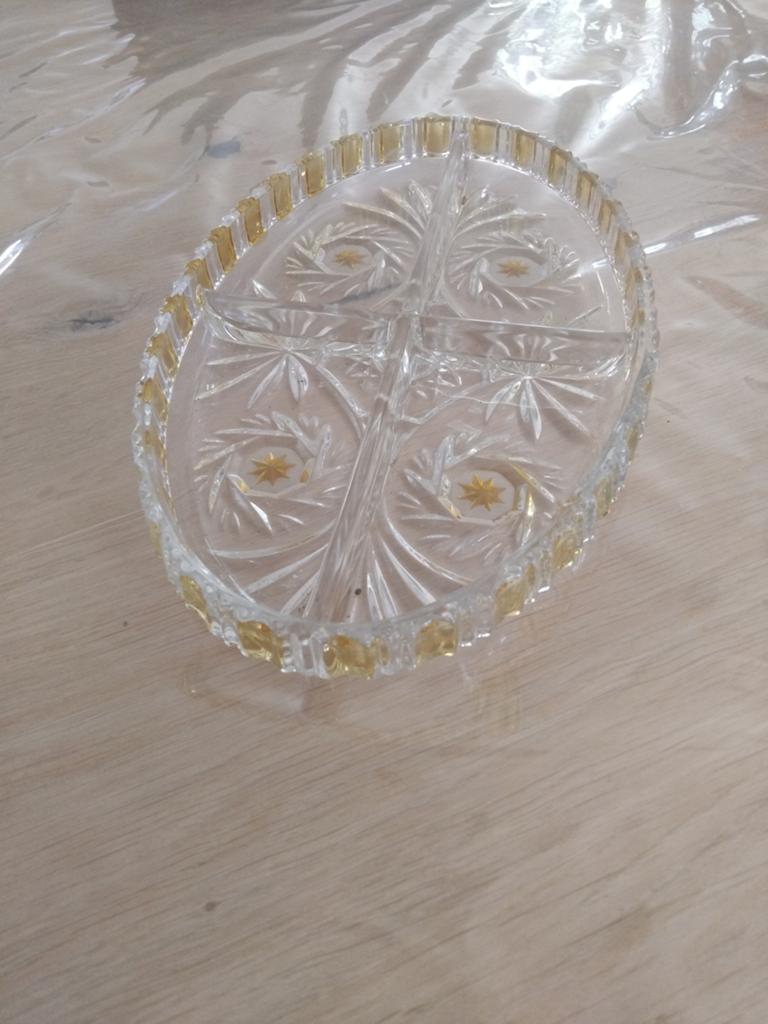 vintage serveerschaal van Walther Glas in het Komet-ontwerp, Ophalen of Verzenden