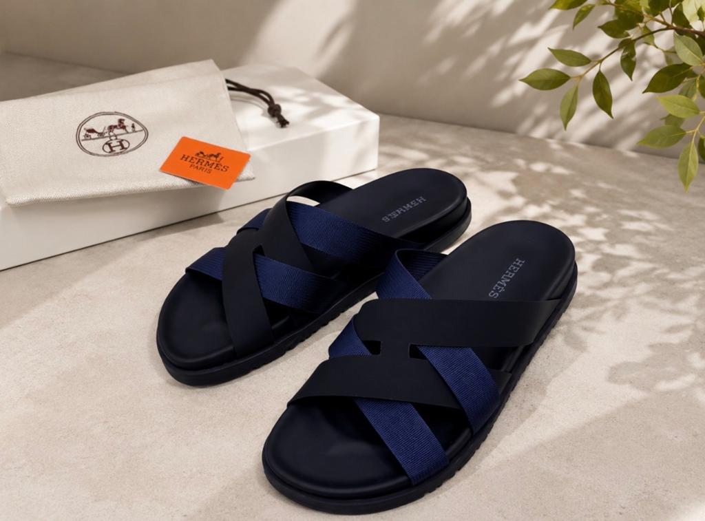 Hermès Izmir slippers- Nieuw, Kleding | Heren, Schoenen, Slippers, Blauw, Nieuw, Ophalen of Verzenden