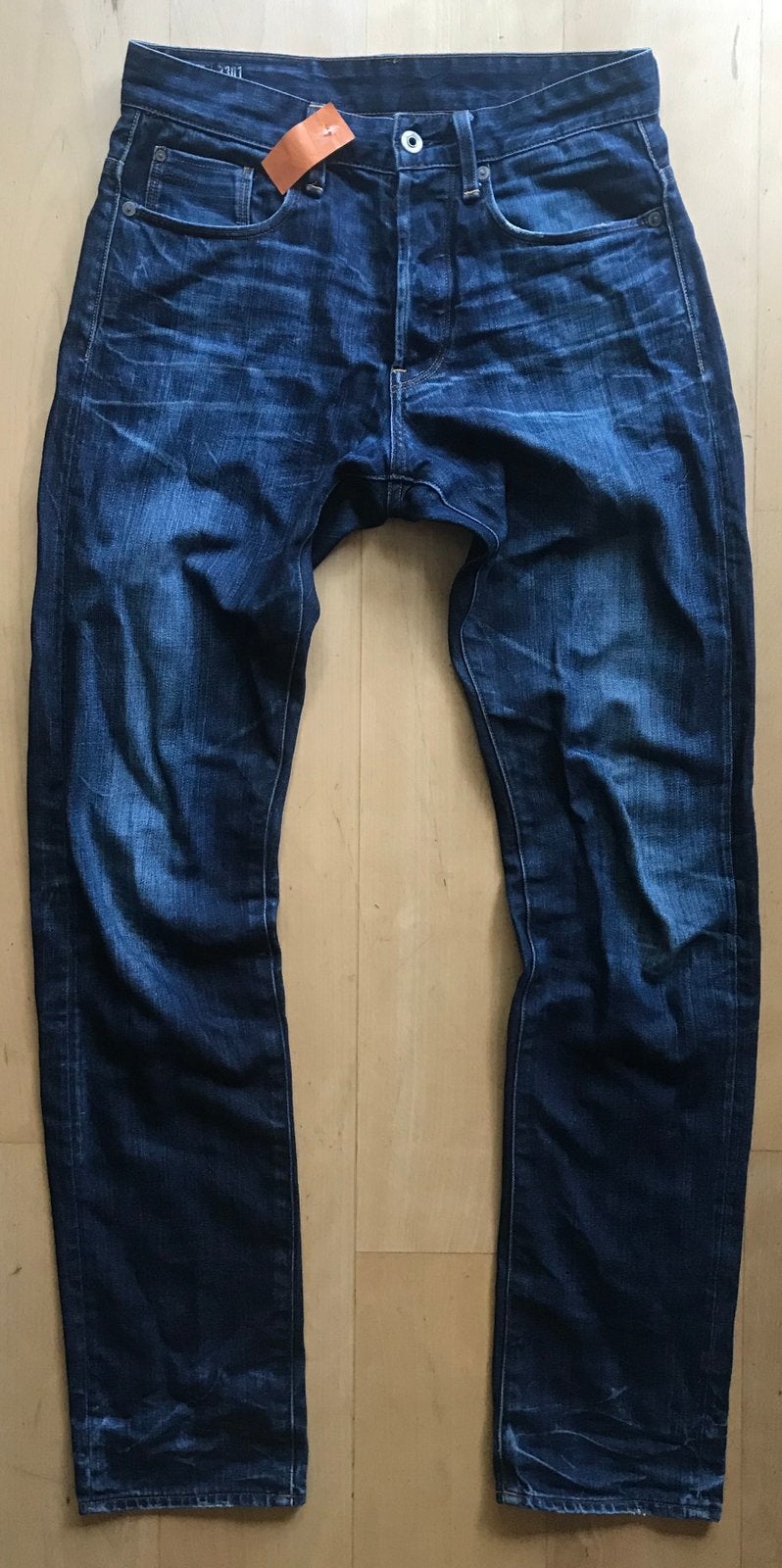 G Star Raw Tapered jeans spijkerbroek blauw W29 L34, Ophalen of Verzenden, Blauw, W32 (confectie 46) of kleiner