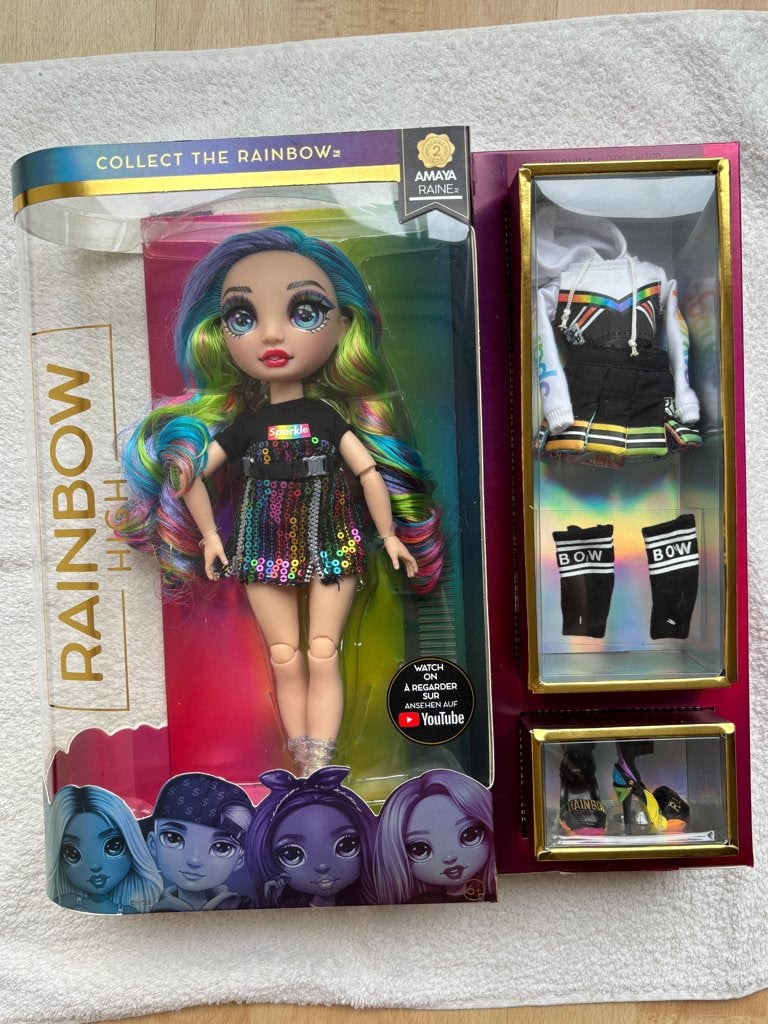 Rainbow High Amaya Raine, Verzamelen, Poppen, Ophalen of Verzenden, Nieuw, Pop