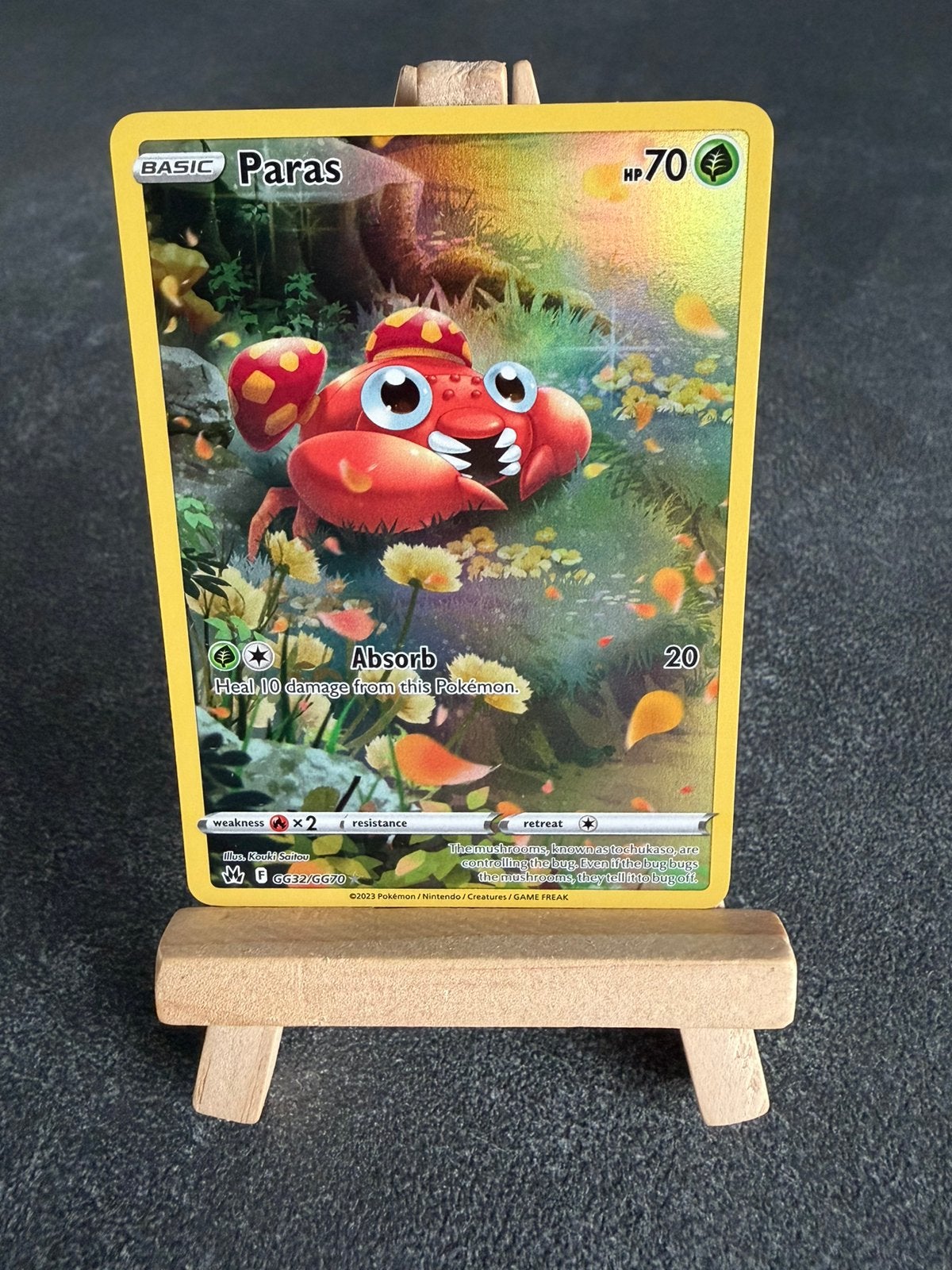 Paras (CRZ GG32) Pokémon Crown Zenith, Ophalen of Verzenden, Zo goed als nieuw