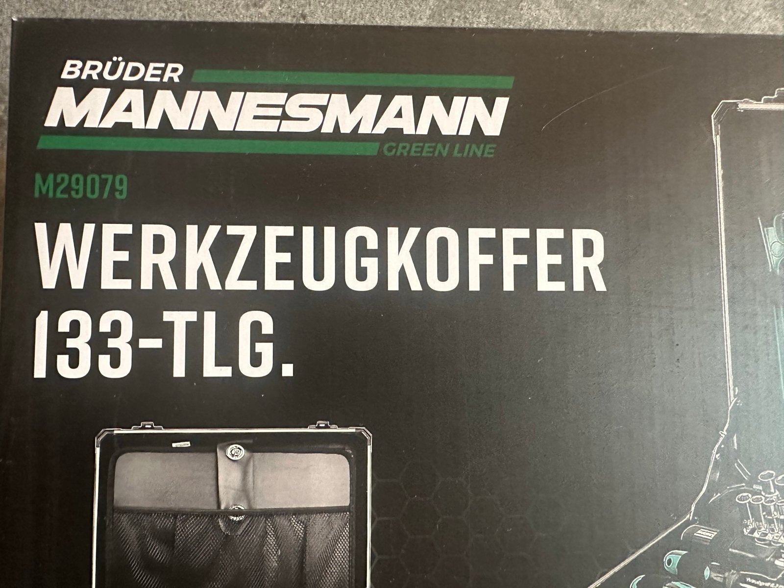Brüder Mannesmann Gereedschapskoffer 133-delig M29079 Nieuw, Ophalen of Verzenden, Nieuw, Gereedschapsset, Overige merken