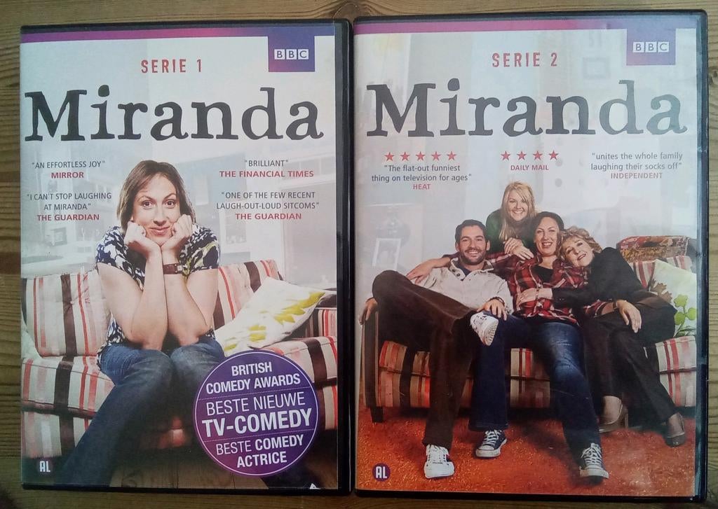 Miranda DVD Boxset - Serie 1 & 2 (Komedie), Cd's en Dvd's, Dvd's | Tv en Series, Alle leeftijden, Ophalen of Verzenden, Zo goed als nieuw