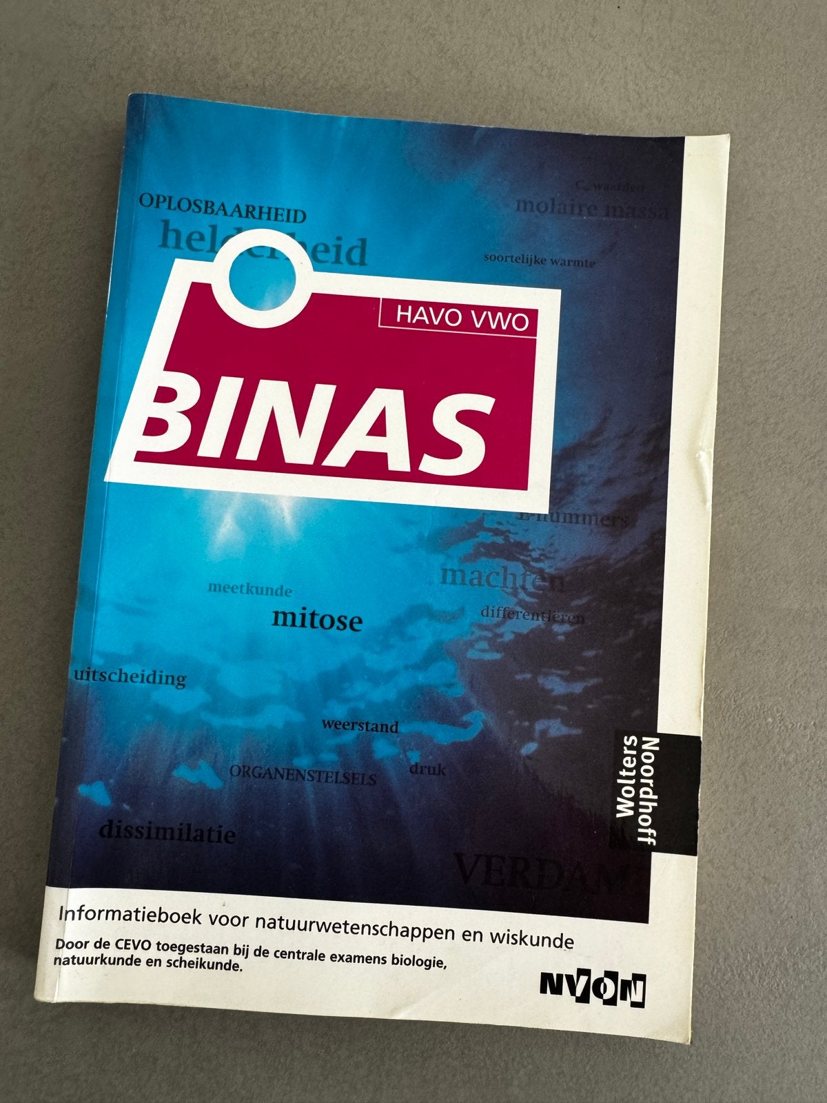 Binas HAVO VWO - Informatieboek natuurwetenschappen, Ophalen of Verzenden, Beta, Gelezen, Overige niveaus