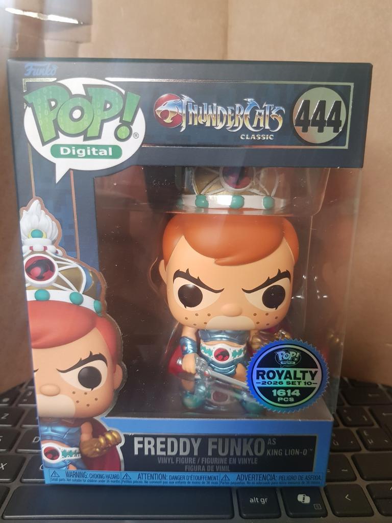 Funko digital series Thundercats freddy funko as King Lion-o, Verzamelen, Poppetjes en Figuurtjes, Ophalen of Verzenden, Nieuw