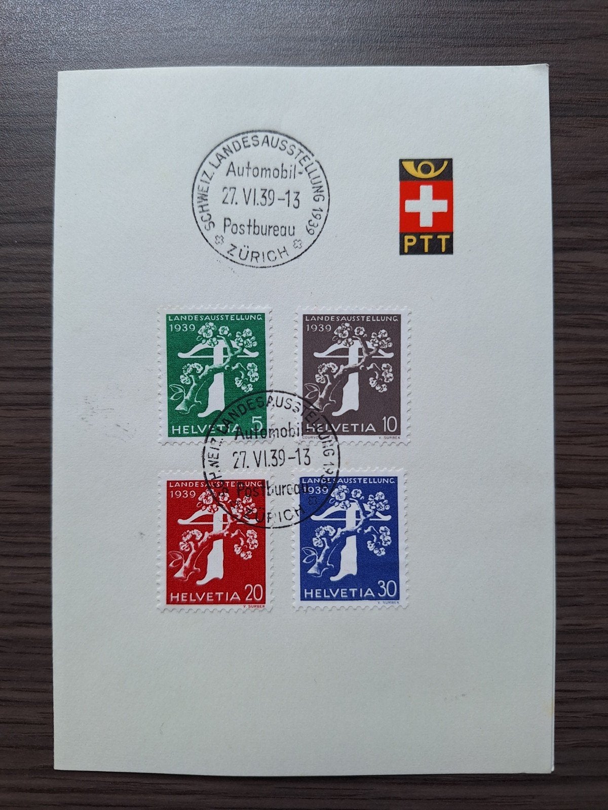 Zwitserland, Michel 344-347, gestempeld, Ophalen of Verzenden