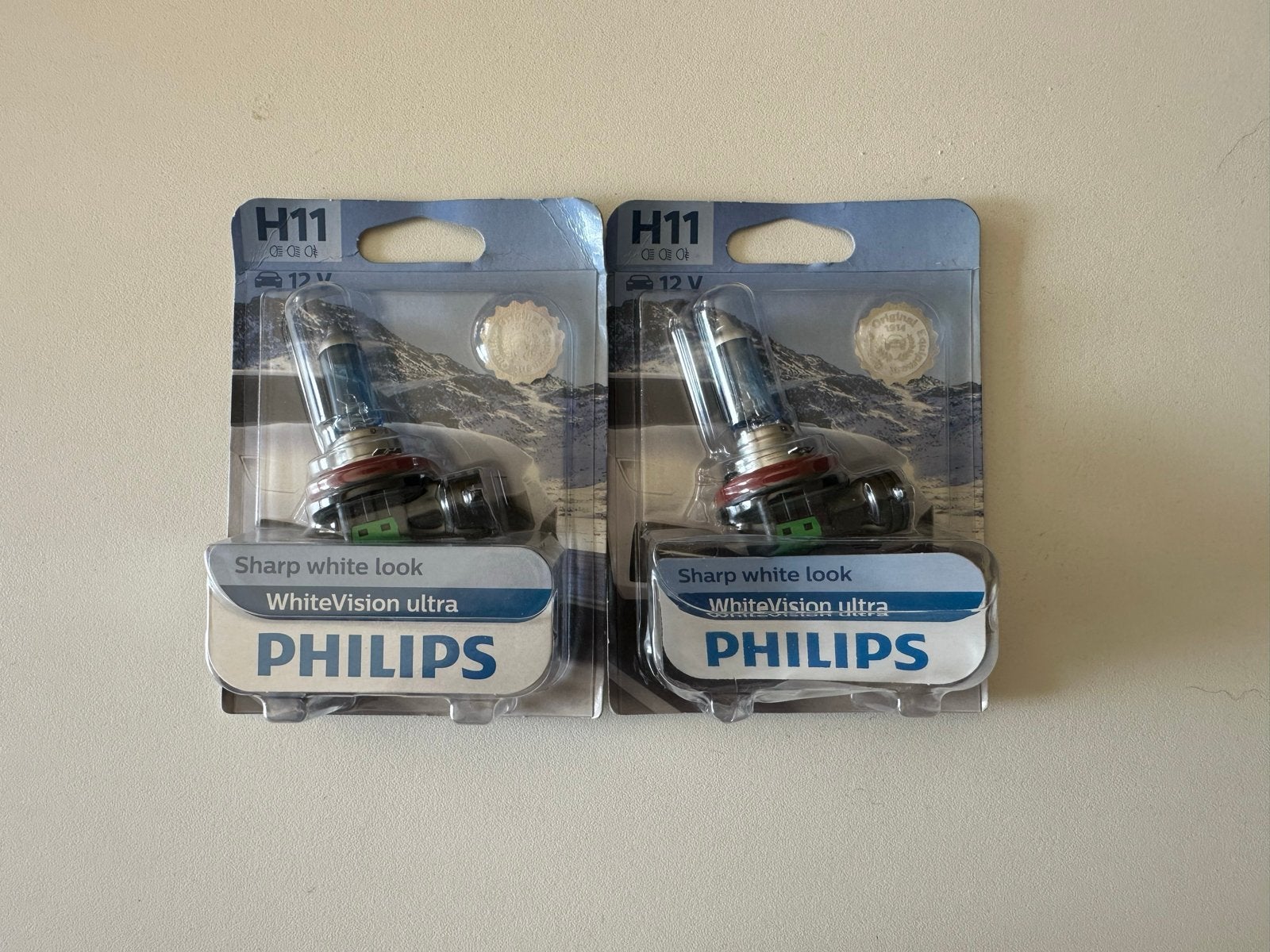Philips H11 WhiteVision Ultra Autolampen - Nieuw, Verzenden, Nieuw, Universele onderdelen