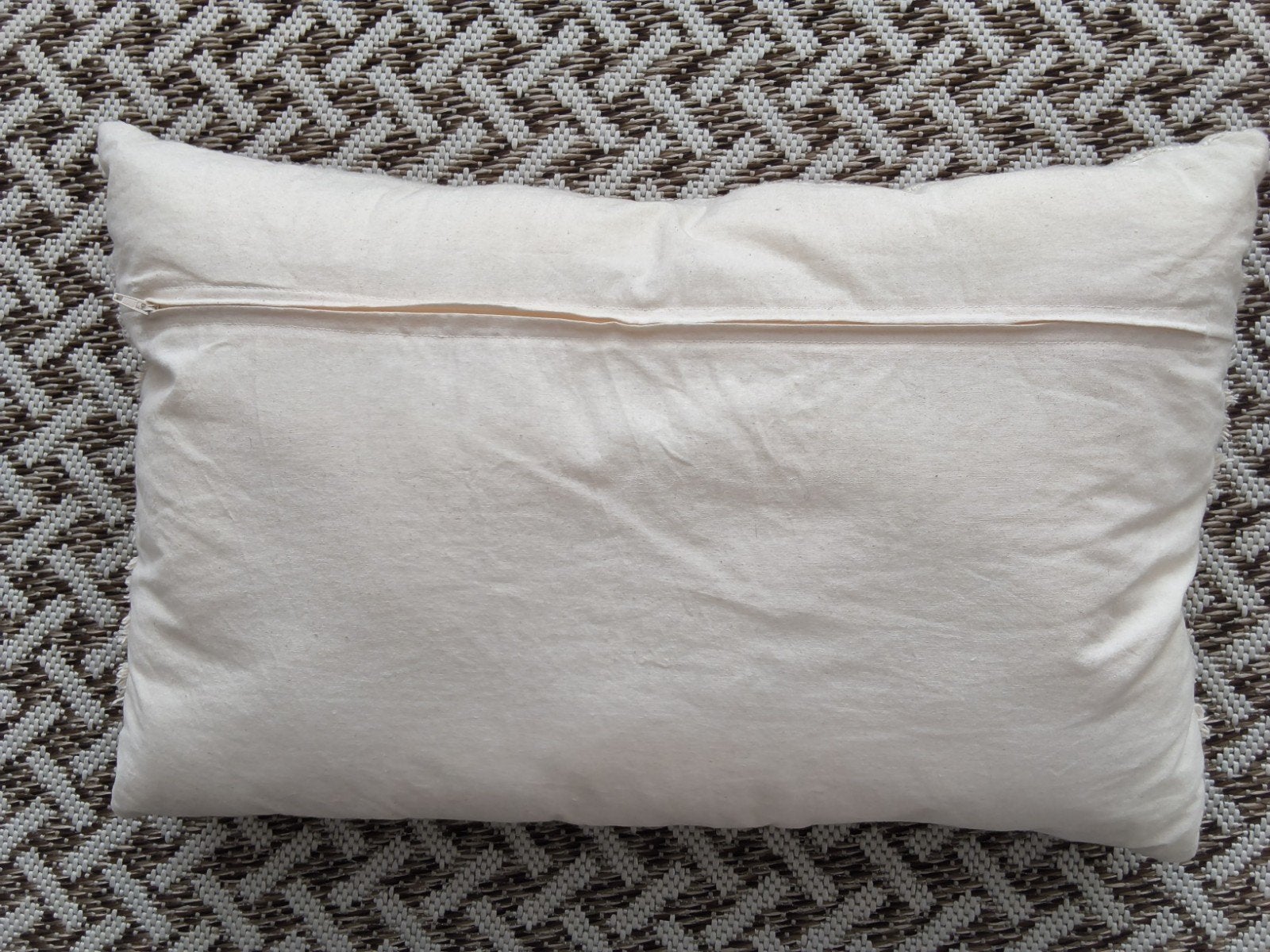 Sierkussen Leen Bakker off-white 40x60 cm, Wit, Zo goed als nieuw, Sierkussen, Rechthoekig