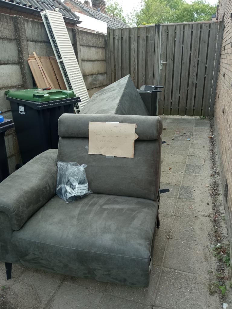Hoekbank, Huis en Inrichting, Banken | Bankstellen, Ophalen, 250 tot 300 cm, Gebruikt, Hoekbank