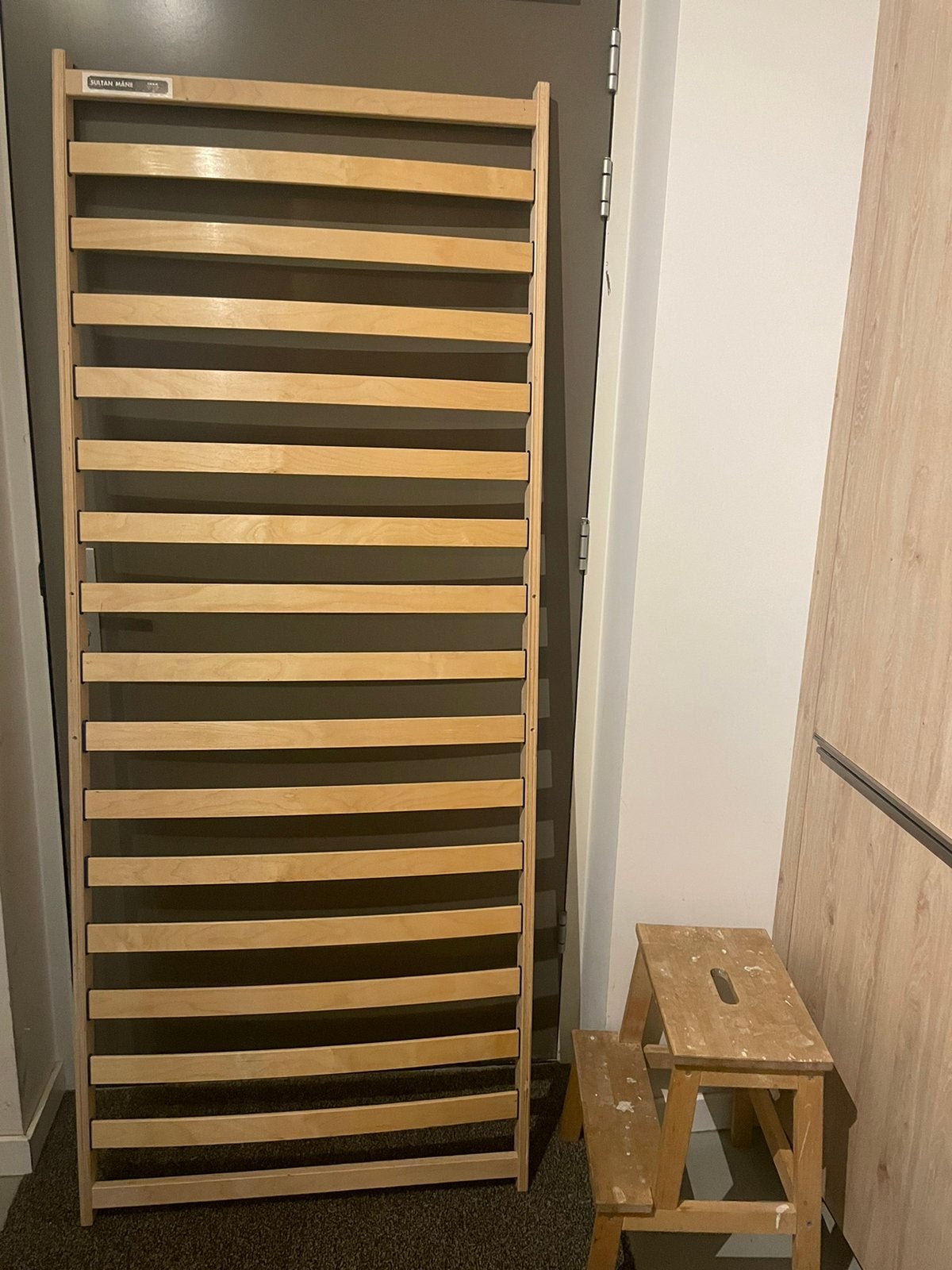 Lattenbodem 80x200 cm Ikea Sultan Mane - gratis ophalen, Ophalen, Zo goed als nieuw, Eenpersoons, 80 cm
