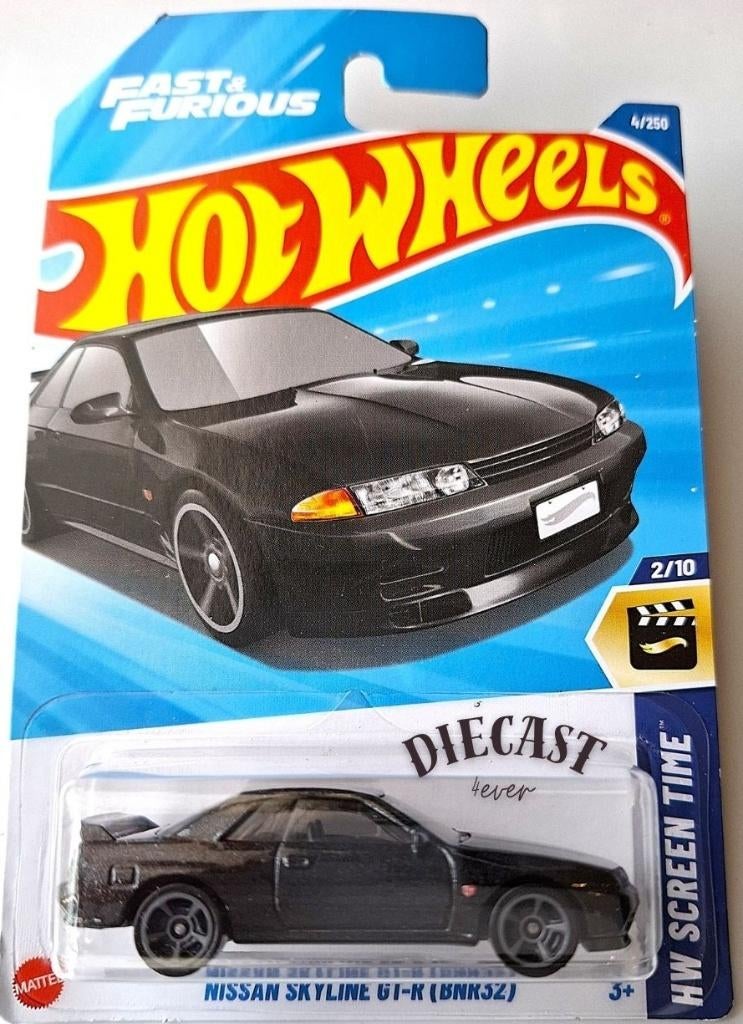 Hot Wheels Nissan Skyline GT-R (BNR32 ) international card, Ophalen, Nieuw, Auto