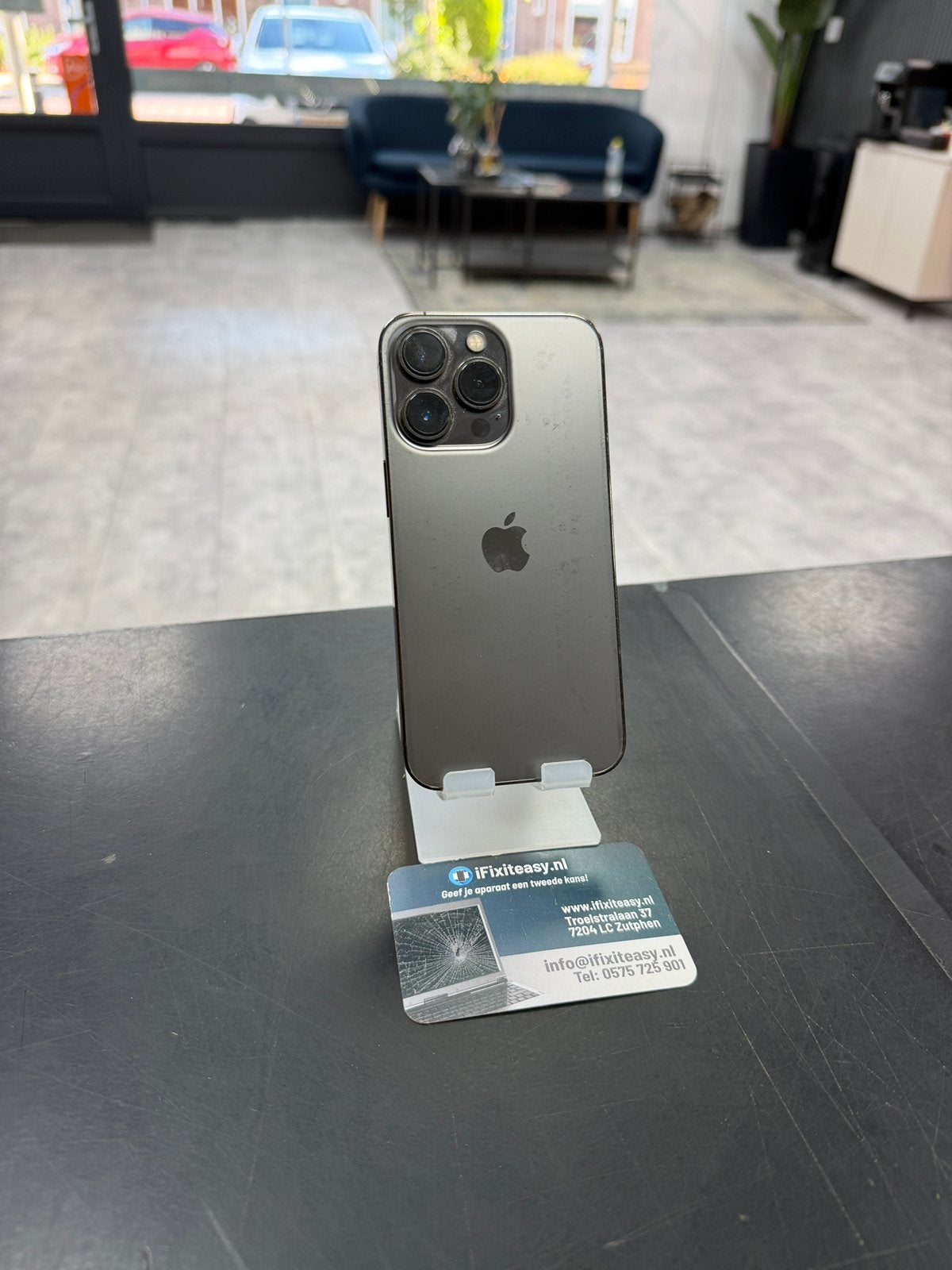 iPhone 13 Pro 256Gb zwart! Top staat! Accu 96%! Garantie, Ifi, Ifixit, Ophalen of Verzenden, Zo goed als nieuw