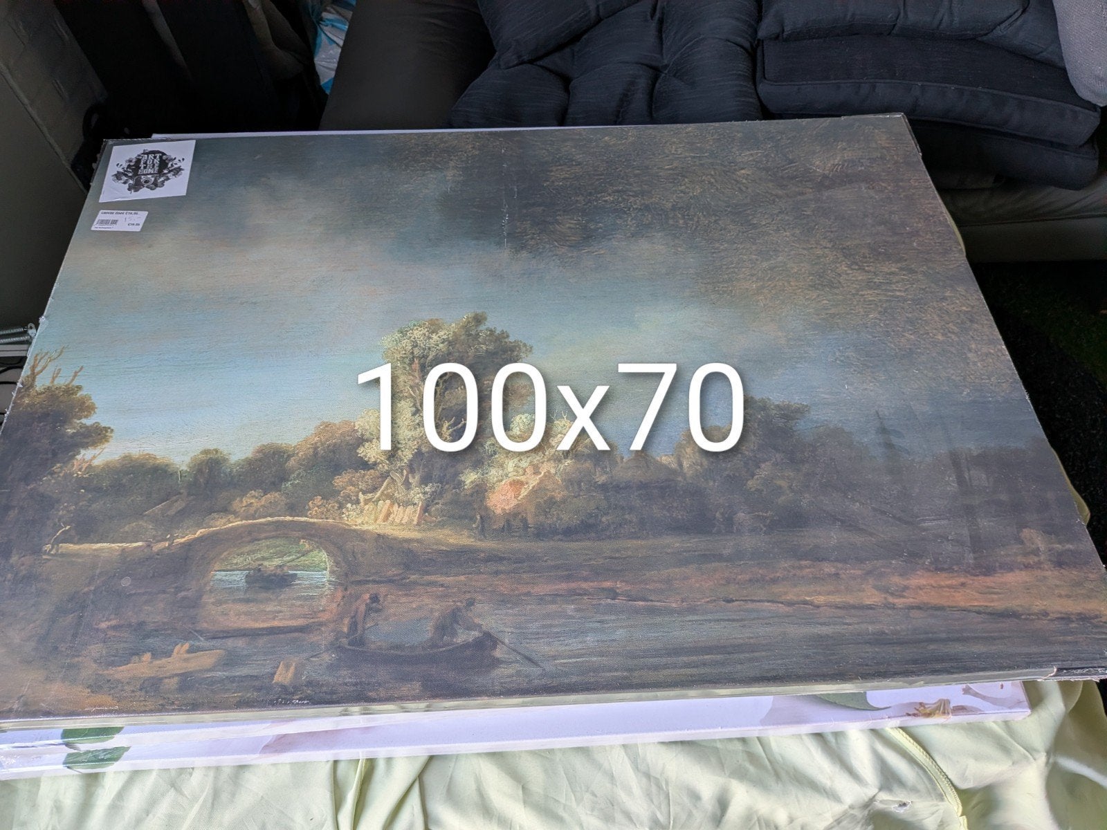 Schilderij op canvasdoek eindezomeractie, Ophalen of Verzenden, Nieuw