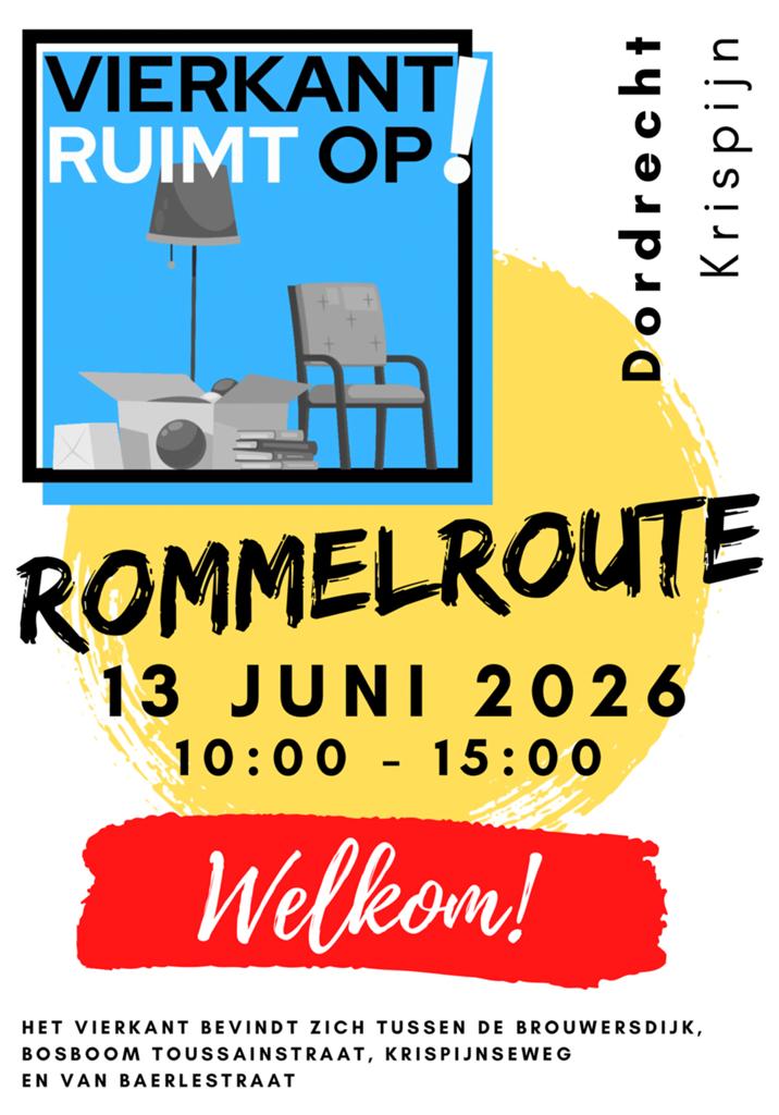 RommelRoute 13 Juni Dordrecht Krispijn, Diversen, Rommelmarktspullen, Ophalen, Gebruikt