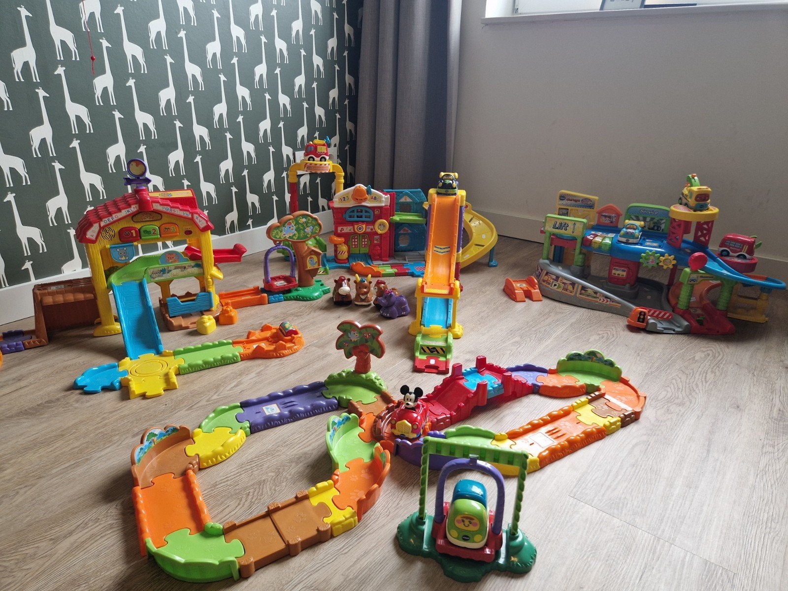 Grote VTech Toet Toet Auto's en Zoef Zoef Dieren collectie, Ophalen, Gebruikt, Jongen of Meisje
