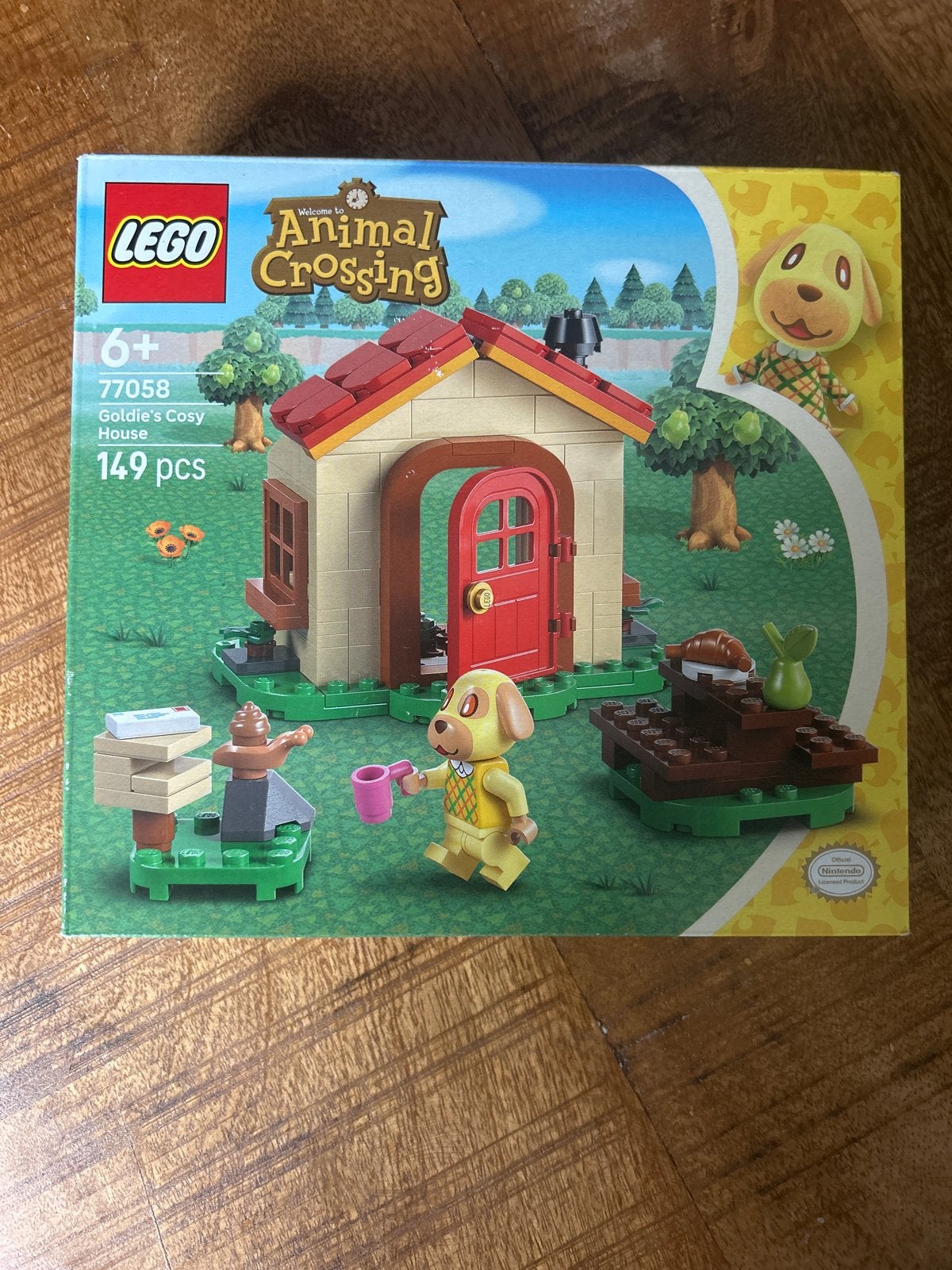 LEGO Animal Crossing 77058 Goldie's Gezellige Huis, Overige thema's, Lego, Nieuw, Ophalen of Verzenden