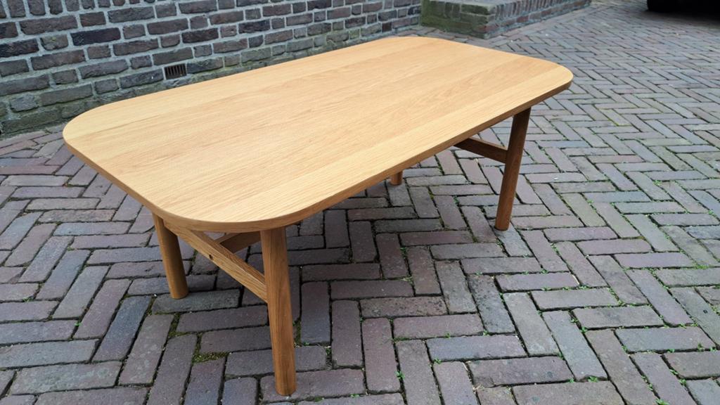 Salontafel/bijzettafel Jysk - 110x60x45cm - Gebruikt, Ophalen, Gebruikt, 100 tot 150 cm, 50 tot 100 cm