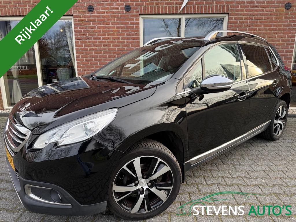 Peugeot 2008 1.6 e-HDi BL Executive PANO / 1/2 LEER / NAVI /, Auto's, Peugeot, Euro 5, Gebruikt, Zwart, 4 cilinders