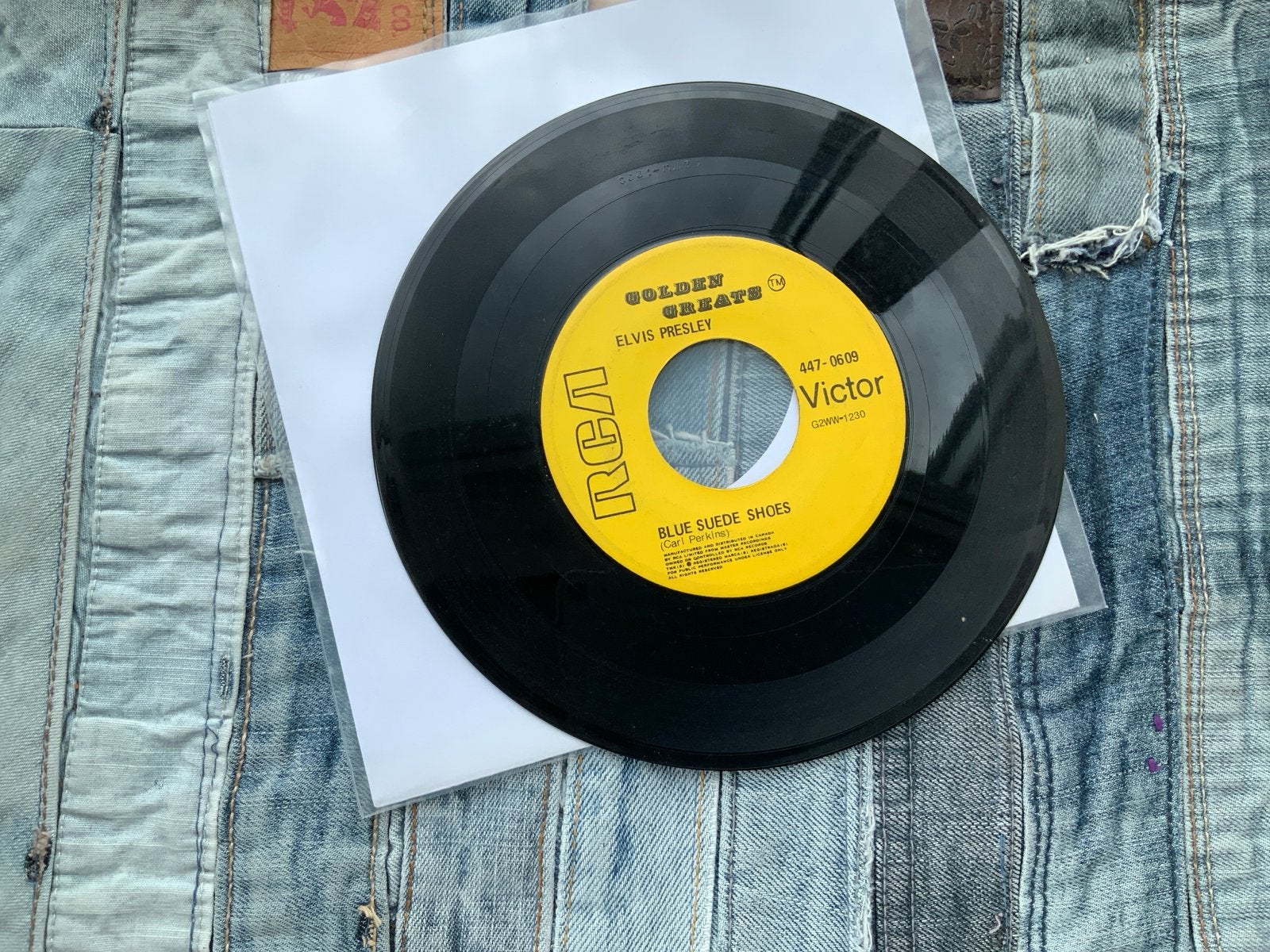 Elvis Presley - Blue Suede Shoes / Tutti Frutti (Single), Cd's en Dvd's, Vinyl Singles, Gebruikt, 7 inch, Single, Ophalen of Verzenden
