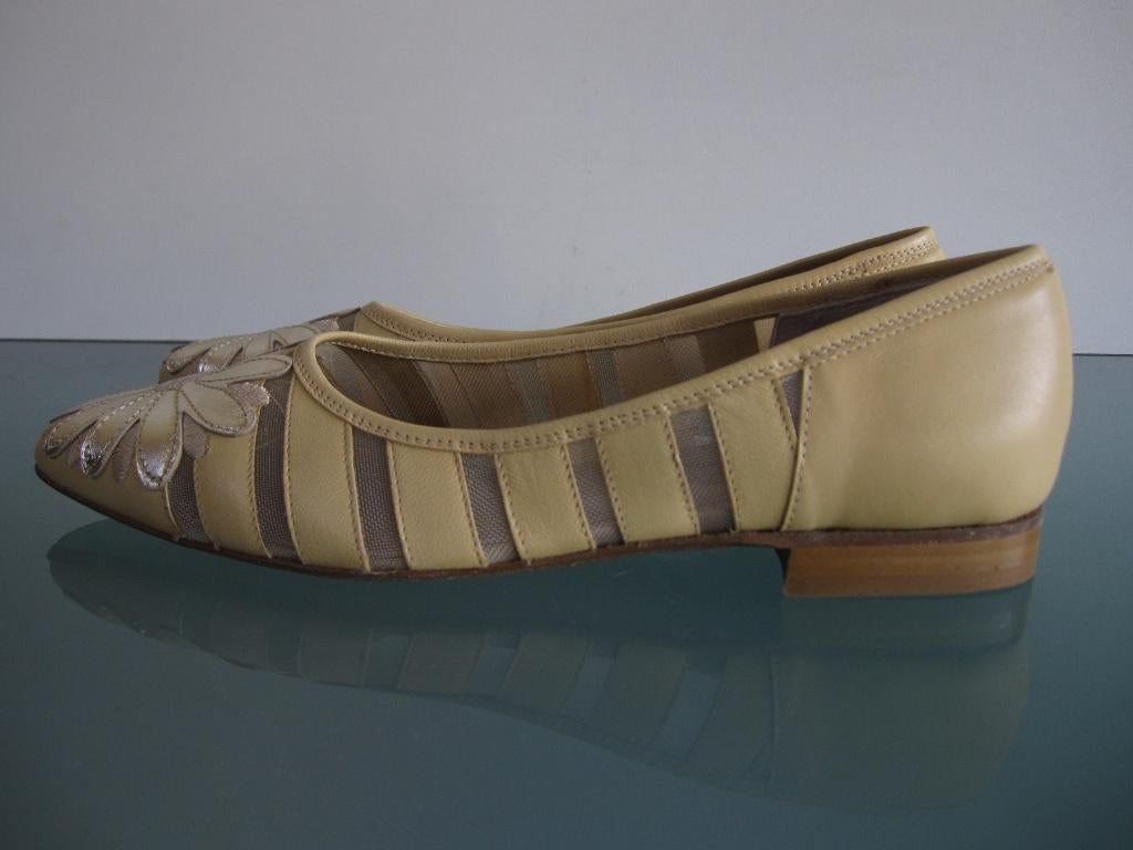 Moda di Fausto 40.5 | flats geel Nieuw | Gratis verzenden, Verzenden, Moda di Fausto, Geel, Nieuw