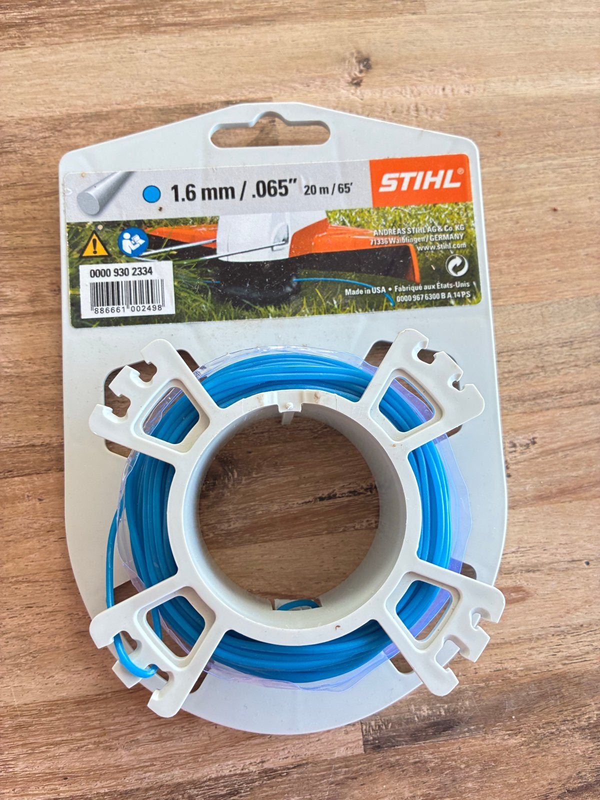 Nieuw!! Stihl trimmerdraad 1.6 mm / 20 meter, Ophalen of Verzenden, Nieuw