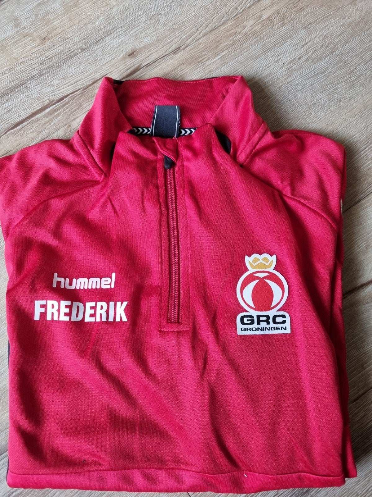 Hummel sportshirt Frederik GRC Groningen maat S, Ophalen of Verzenden, Zo goed als nieuw, Maat 46 (S) of kleiner, Hummel