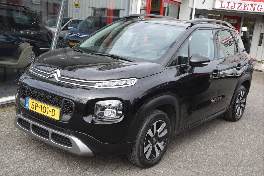 Citroën C3 Aircross 1.2 PureTech S&S Feel Automaat | Airco, Auto's, Citroën, Gebruikt, Euro 6, Zwart, Origineel Nederlands