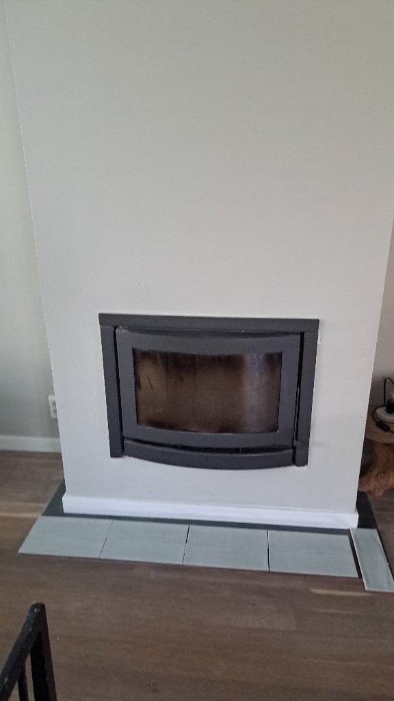 Houtkachel met ventilator
