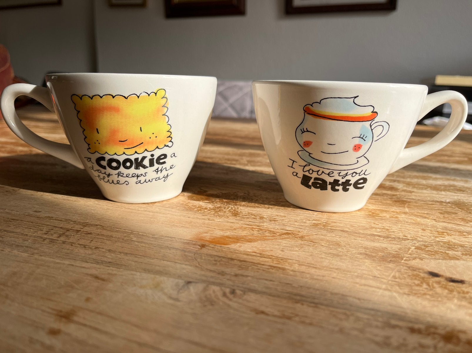 Blond Amsterdam Kopjes - 'Cookie' & 'Latte', Huis en Inrichting, Keuken | Servies, Ophalen, Blond Amsterdam, Zo goed als nieuw
