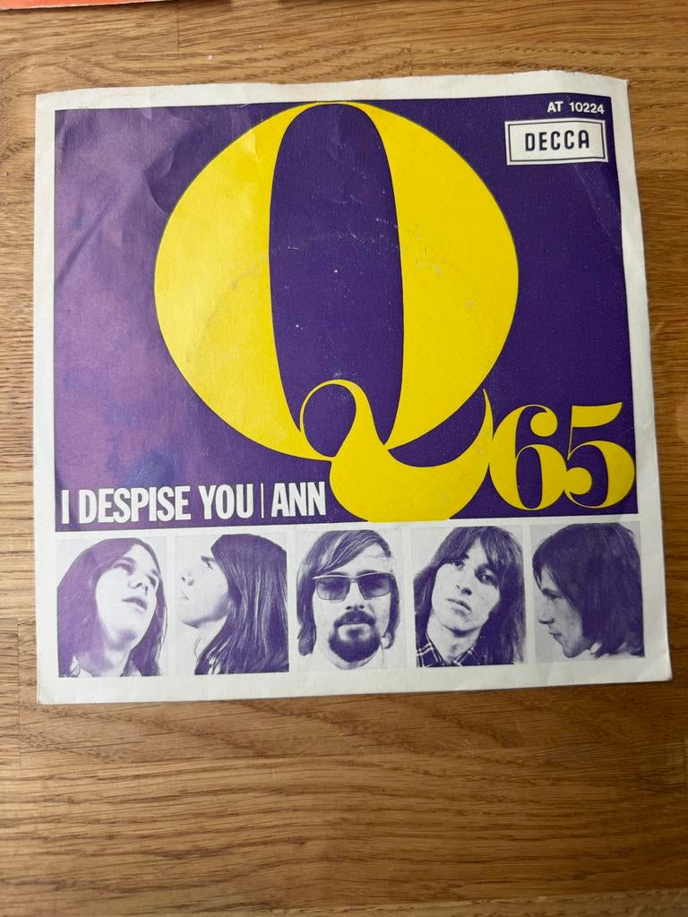Q65 - I Despise You / Ann - Originele Single (1966), Cd's en Dvd's, Vinyl Singles, Gebruikt, Originele persing, 7 inch, Single