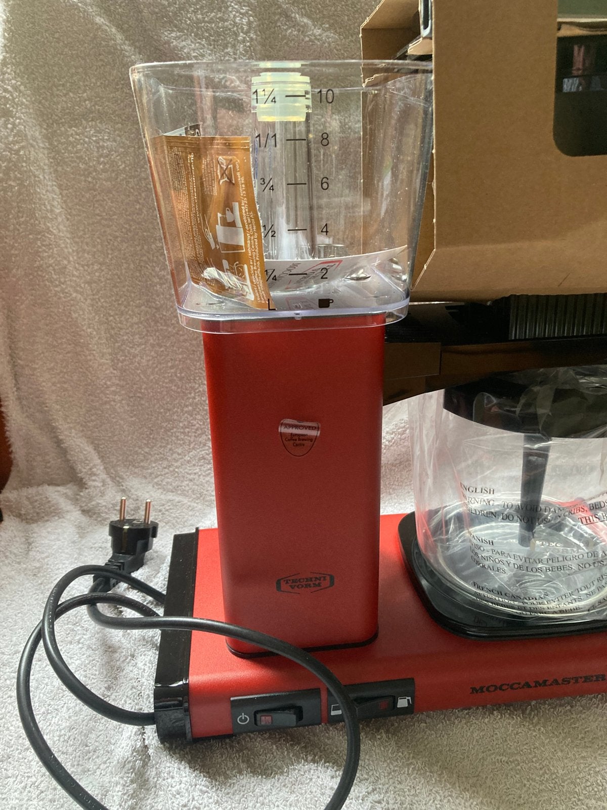 Moccamaster KBG 741 AO nieuw in de verpakking, Witgoed en Apparatuur, Ophalen of Verzenden, Nieuw, Overige modellen, Gemalen koffie