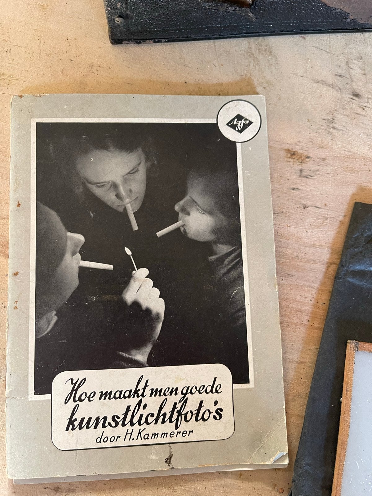 Origineel vintage Agfa fotoboekje 'Hoe maakt men goede kunst, Boeken, Ophalen of Verzenden, Gelezen, Folder