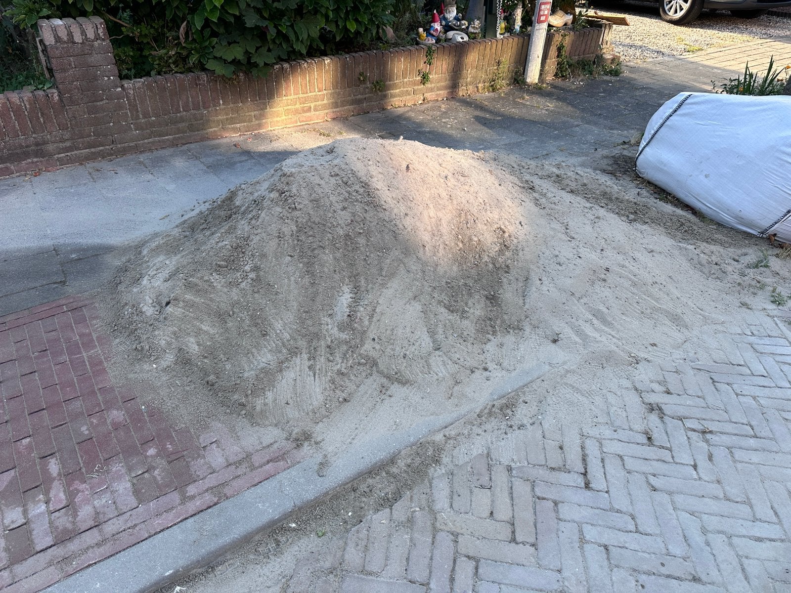 GRATIS wit zand 1 kuub, Tuin en Terras, Zand, Ophalen, Nieuw, Ophoogzand