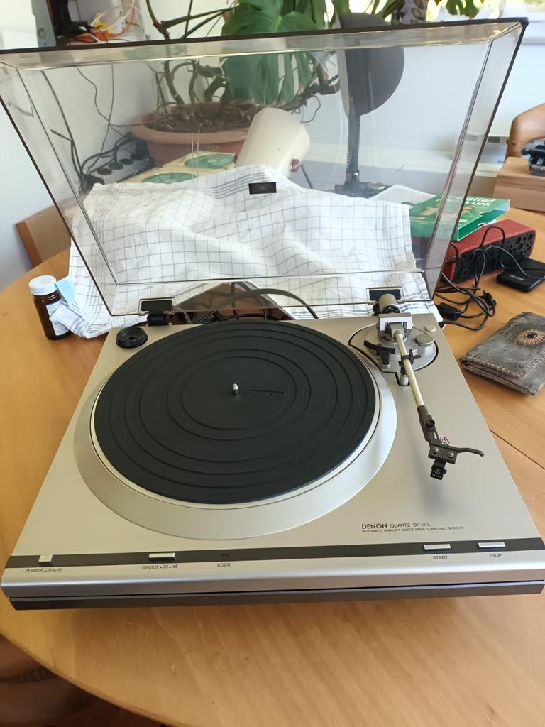 DENON DP-31L Platenspeler zilver., Ophalen of Verzenden, Zo goed als nieuw, Overige merken