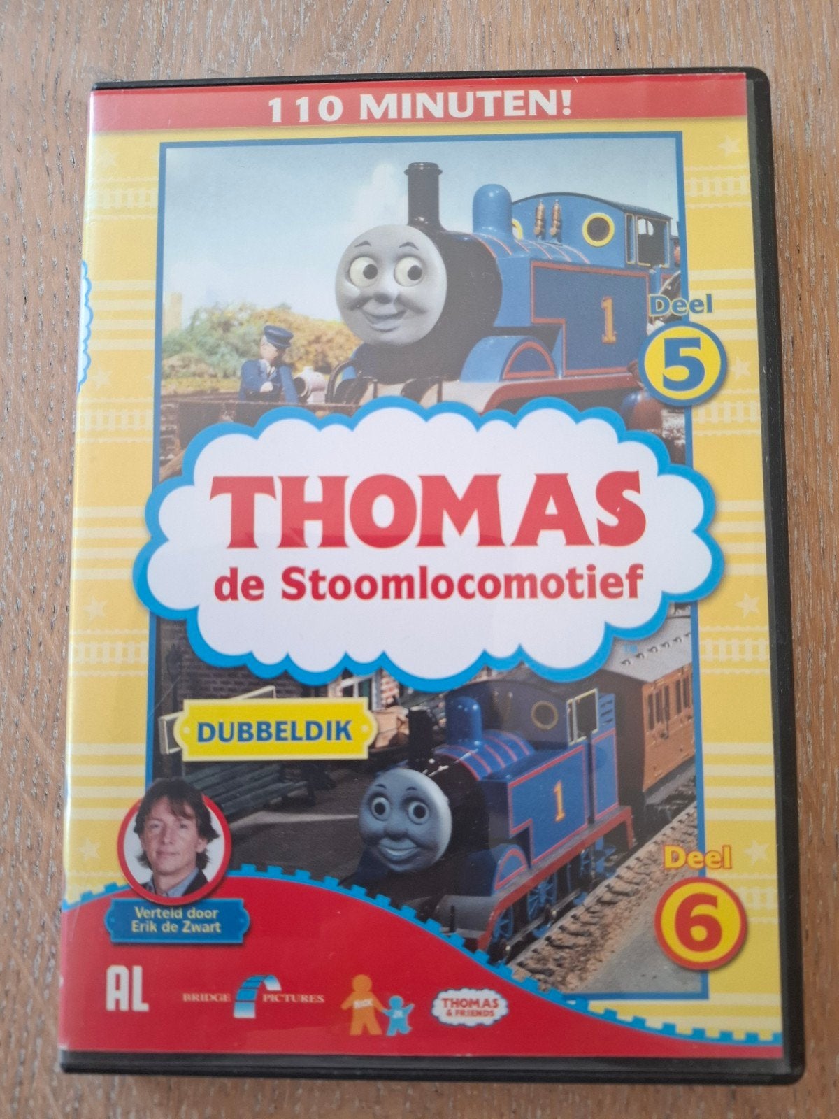 Thomas de Stoomlocomotief Dubbeldik Deel 5 & 6 DVD, Cd's en Dvd's, Gebruikt, Verzenden, Alle leeftijden, Tv-serie