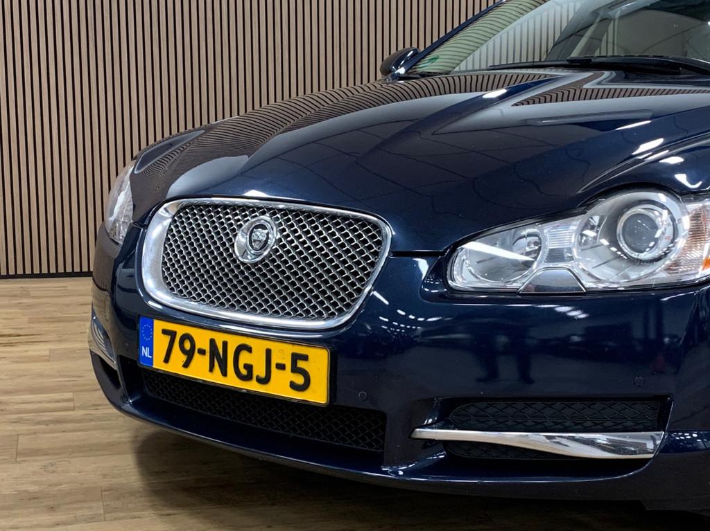 Jaguar XF 5.0 V8 Portfolio|Youngtimer|Camera|Automaat|Climat, Automaat, Euro 5, 1850 kg, Blauw