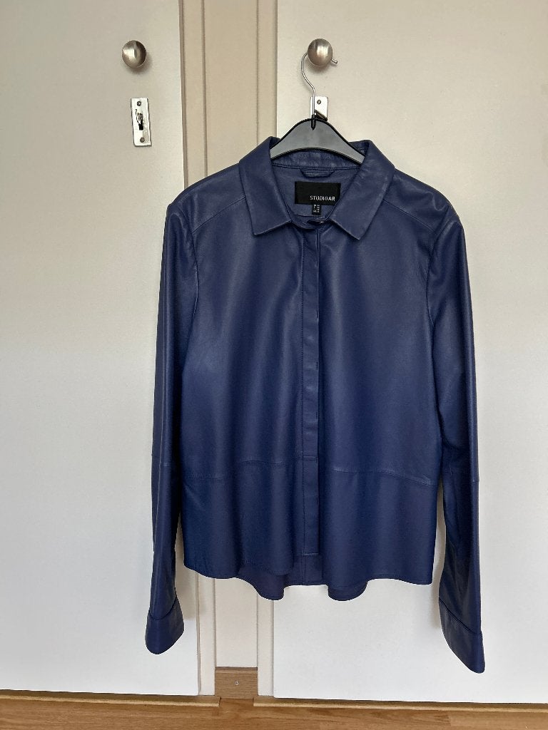 ZGAN blauwe blouse/jasje Studio AR maat 44, Kleding | Dames, Blauw, Maat 42/44 (L), Studio AR, Ophalen of Verzenden
