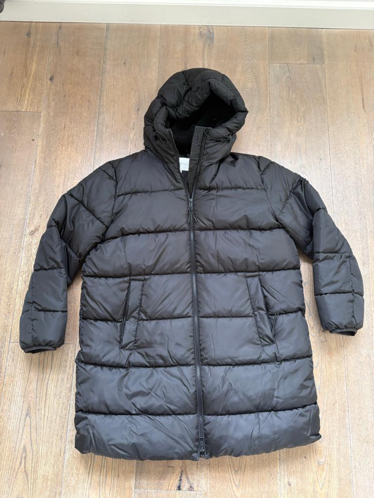 Zwarte Tom Tailor Denim Winterjas Maat XL, Kleding | Dames, Ophalen of Verzenden, Zo goed als nieuw, Maat 46/48 (XL) of groter