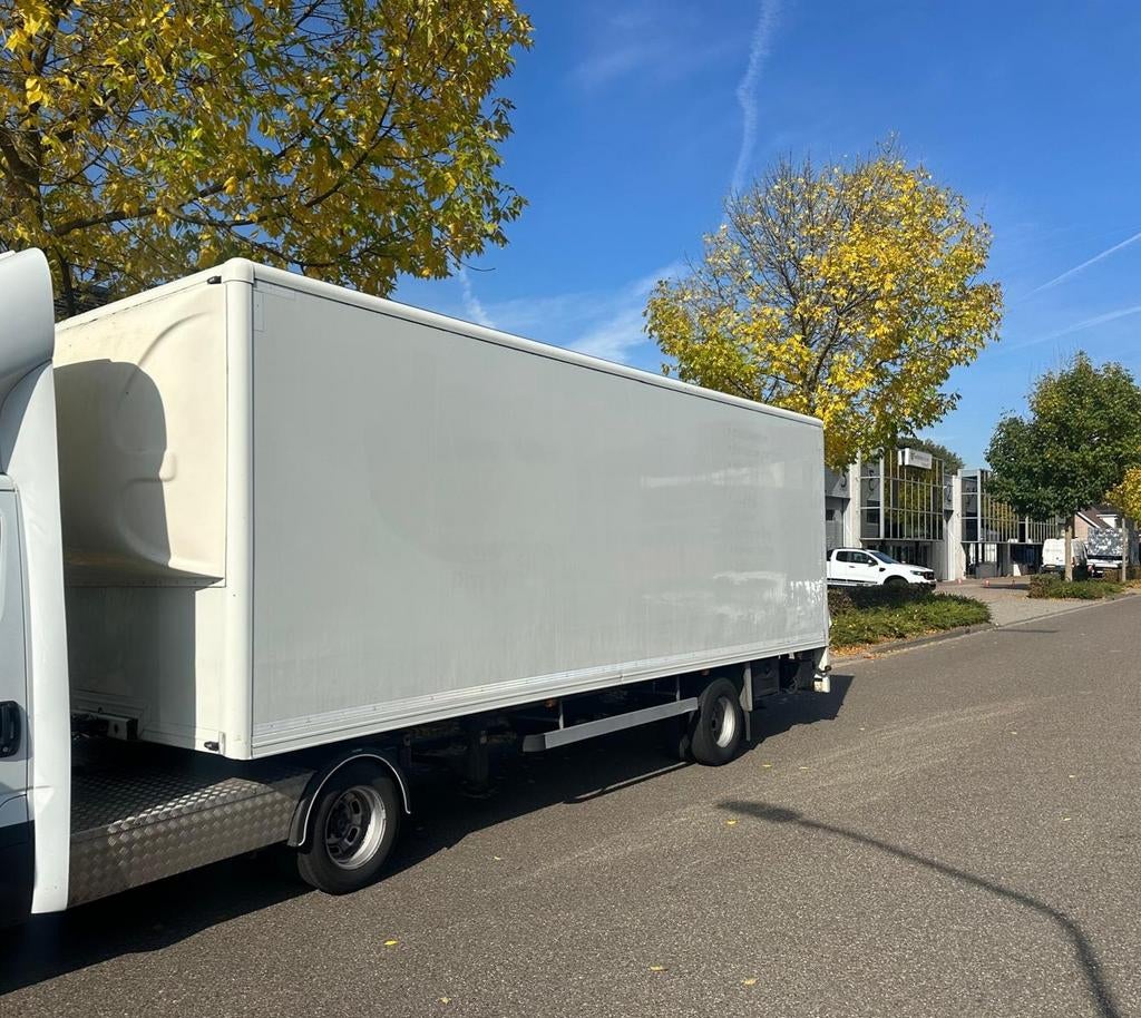 Ruime Veldhuizen BE-Oplegger met Gesloten Opbouw, Overige merken, Wit, Particulier, Te koop