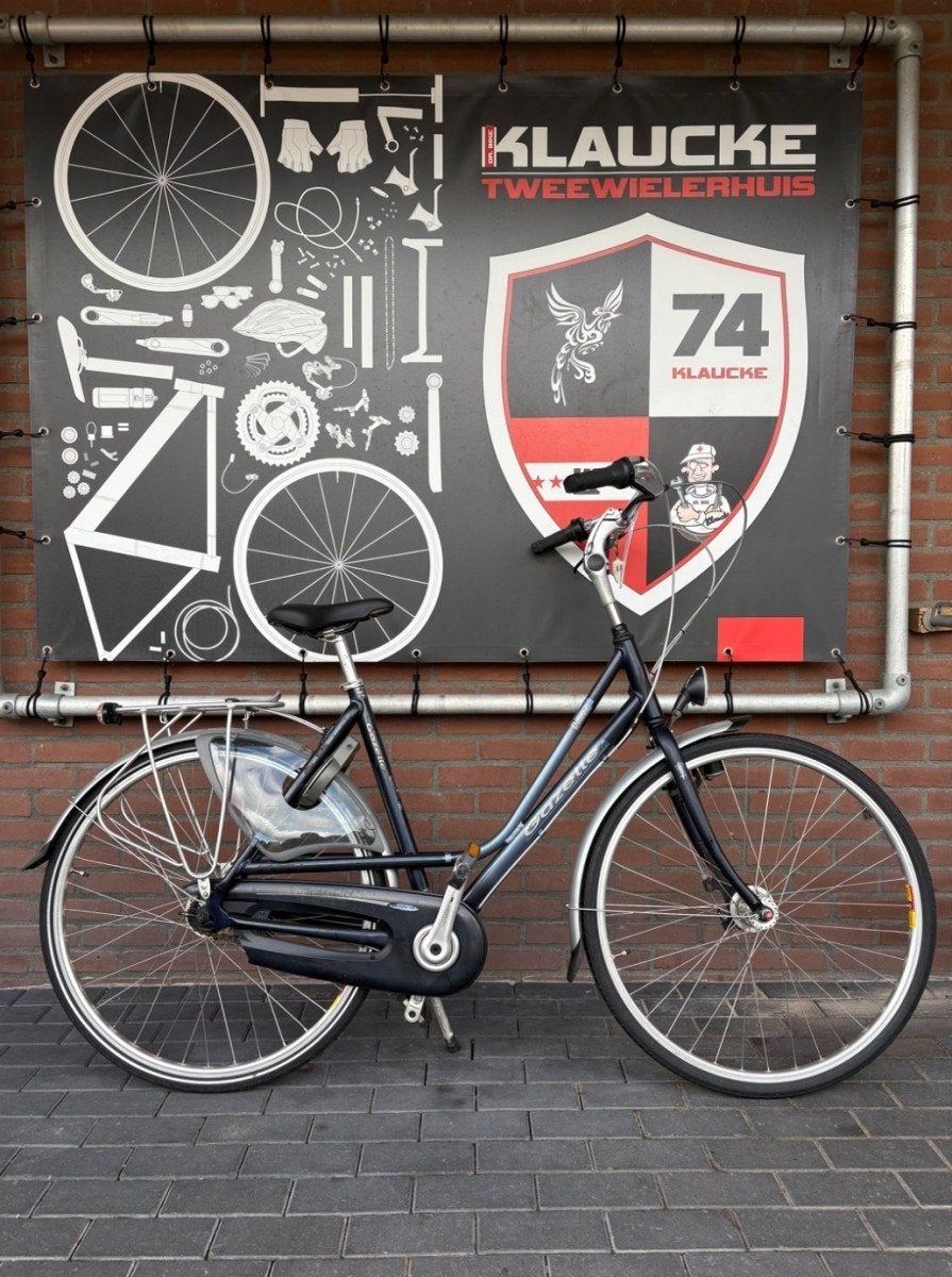 Gazelle Davos Dames Blauw 54cm, Fietsen en Brommers, Ophalen, -, -, Versnellingen