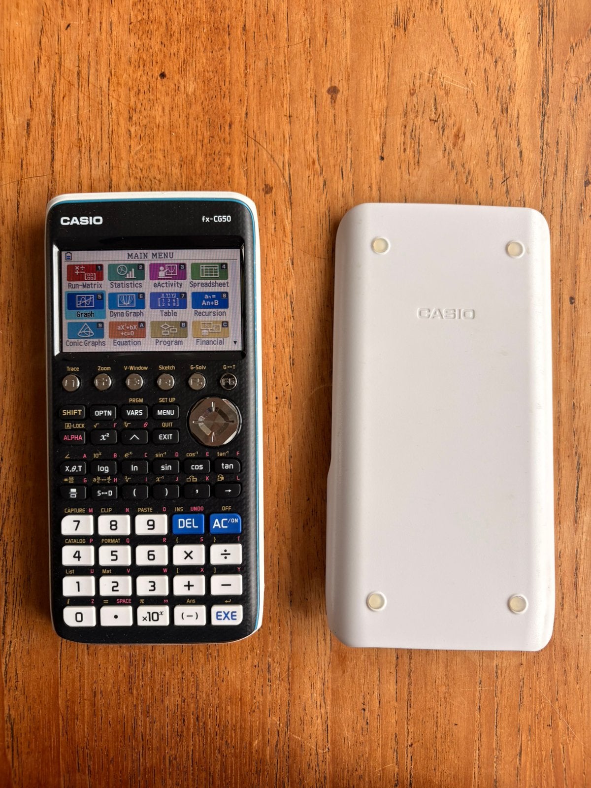 Casio fx-CG50, Diversen, Rekenmachines, Ophalen of Verzenden, Grafische rekenmachine, Gebruikt