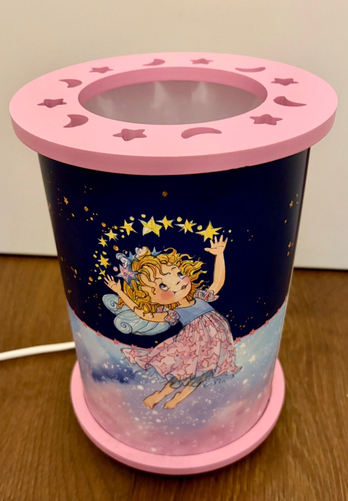Tafellamp prinses Lillifee te koop zgan, Ophalen of Verzenden, Zo goed als nieuw, Lamp