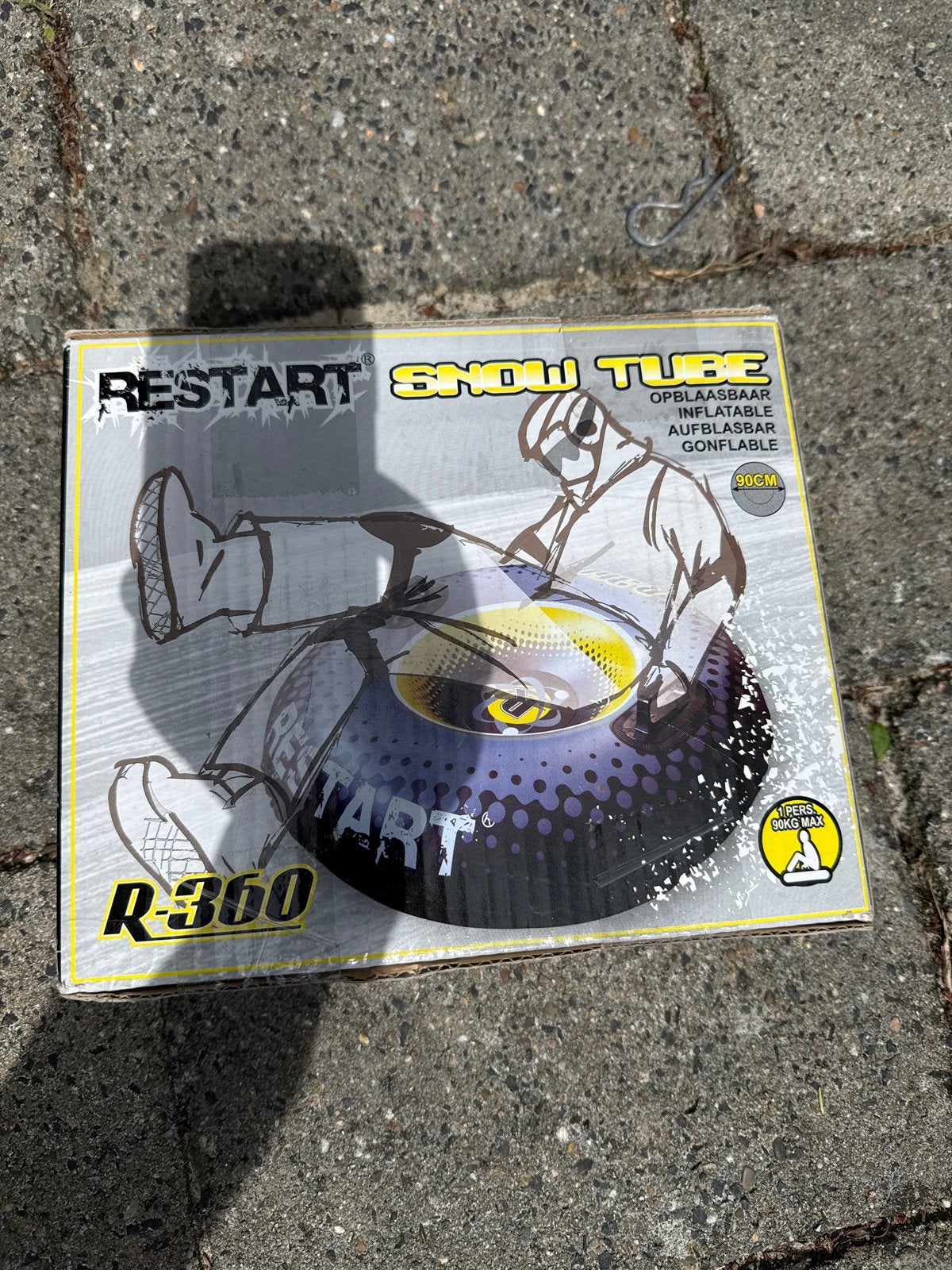 RESTART Snow Tube R-360 - Opblaasbare Sneeuwband, Ophalen of Verzenden, Nieuw, Kunststof