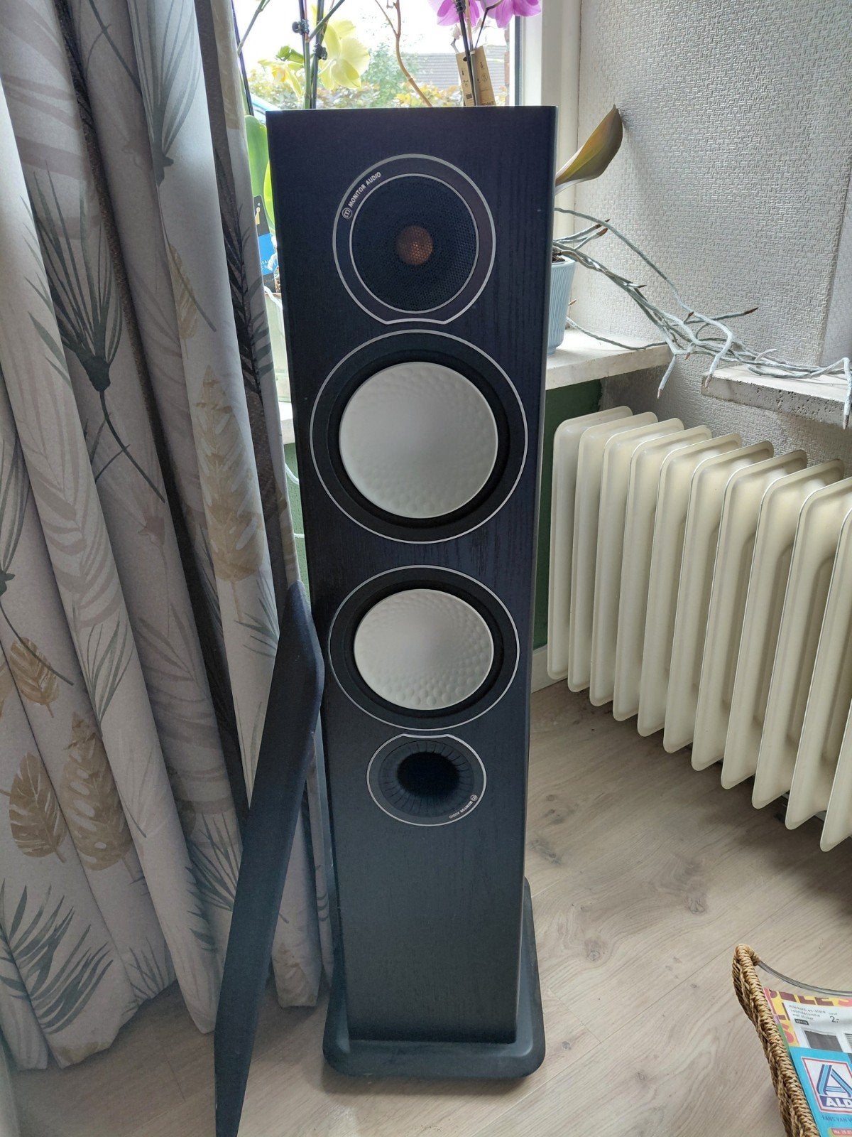 Monitor audio s6 en Denon/ Heos hxv incl  afstandsbediening, Speakerset, Zo goed als nieuw, Afstandsbediening, Monitor Audio